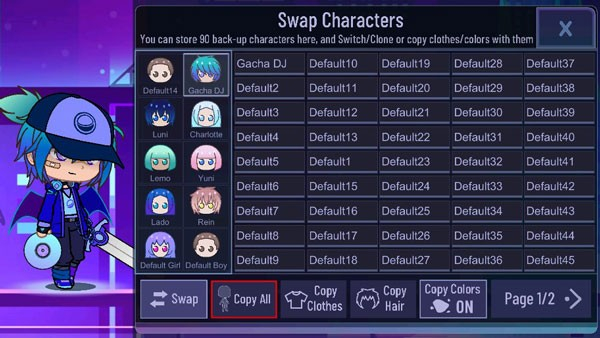 加查plus完美汉化版怎么保存人设数据3