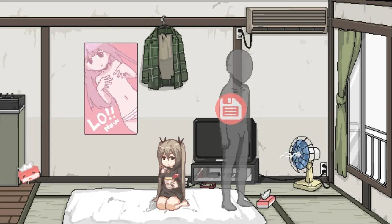 每天和家里蹲妹妹一起生活