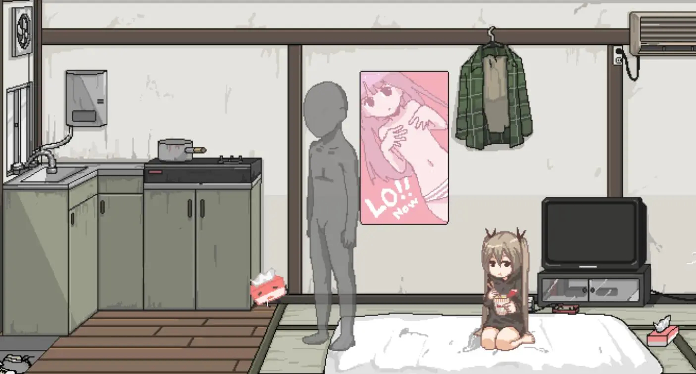 每天和家里蹲妹妹一起生活