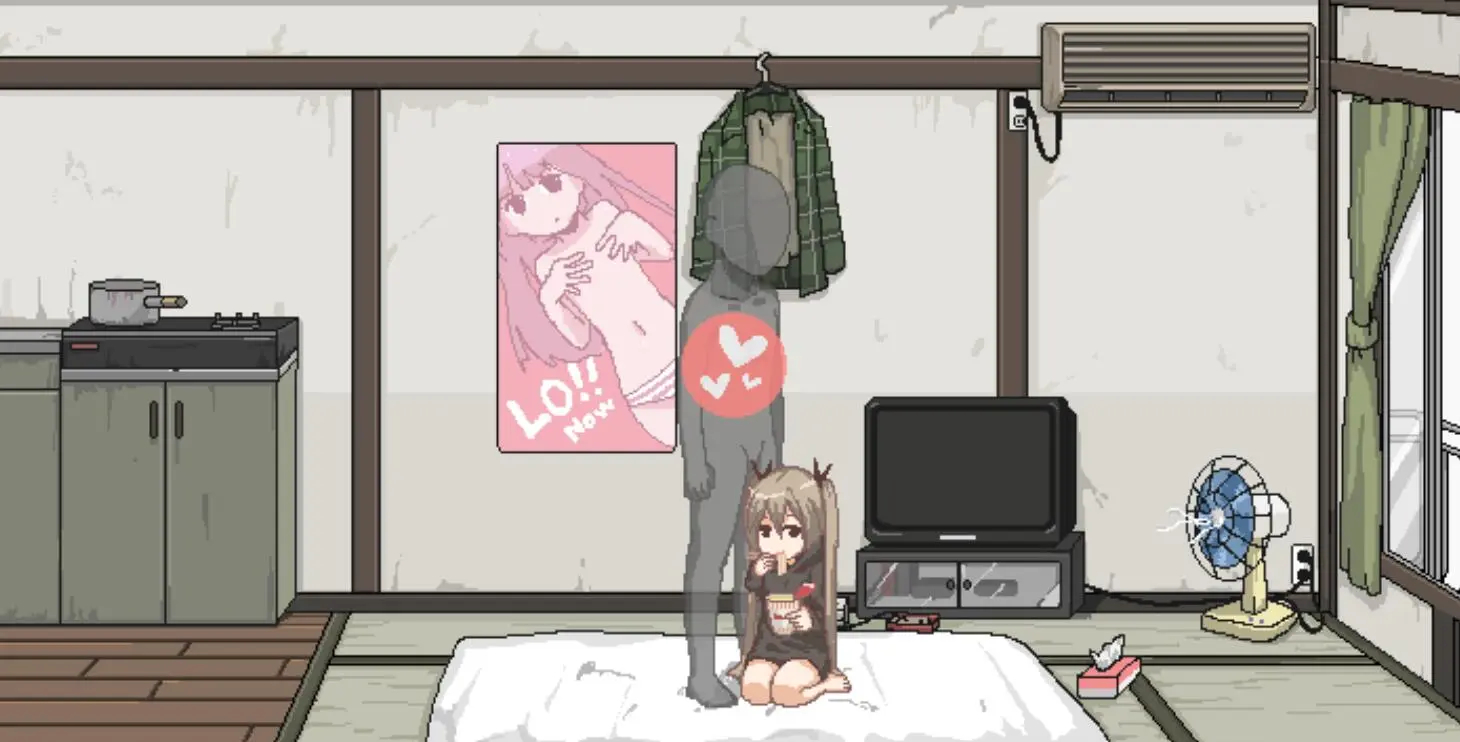 每天和家里蹲妹妹一起生活