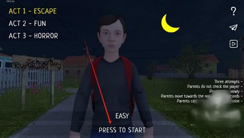 小学生离家出走游戏中文版(学生潜行逃亡)